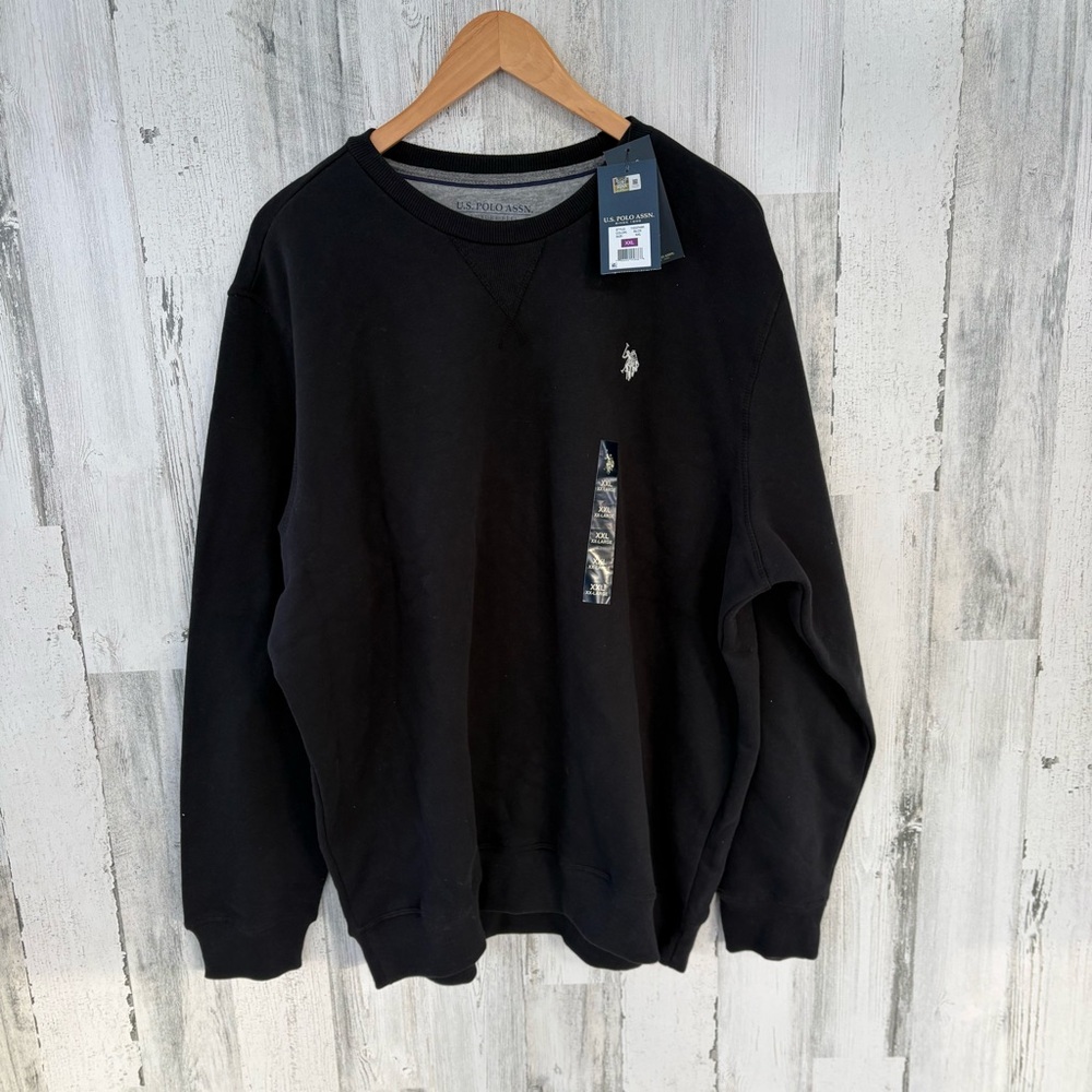 U.S. Polo Assn. Men’s Size XXL Crewneck Peached Fleece Fabric Sweatshirt NWT
